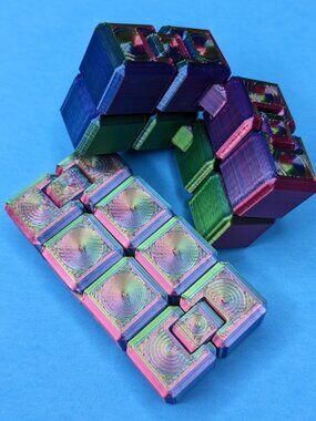 3D Printed Infinity Cube Fidget Sensory Toy
